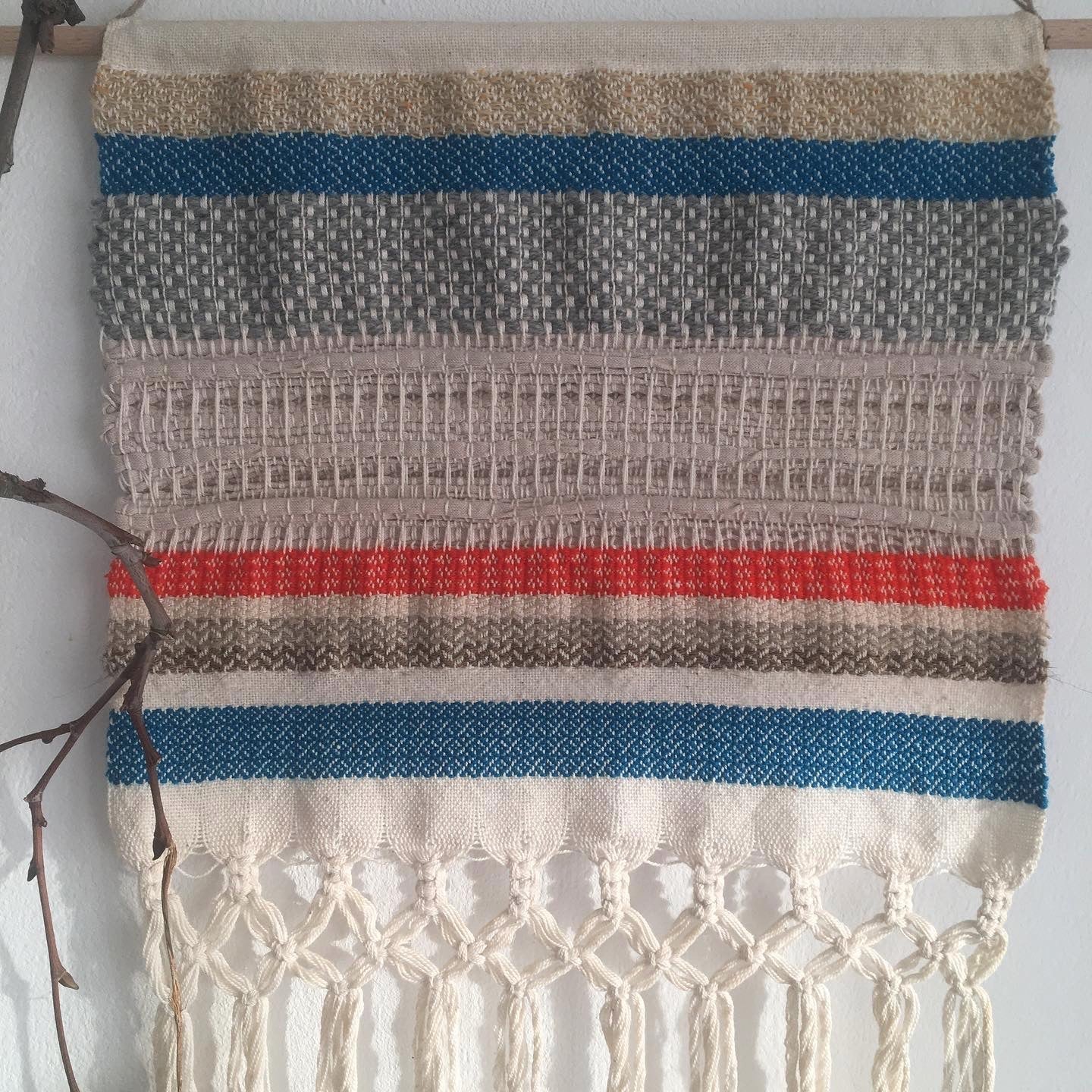 Weightless: handwoven wall hanging