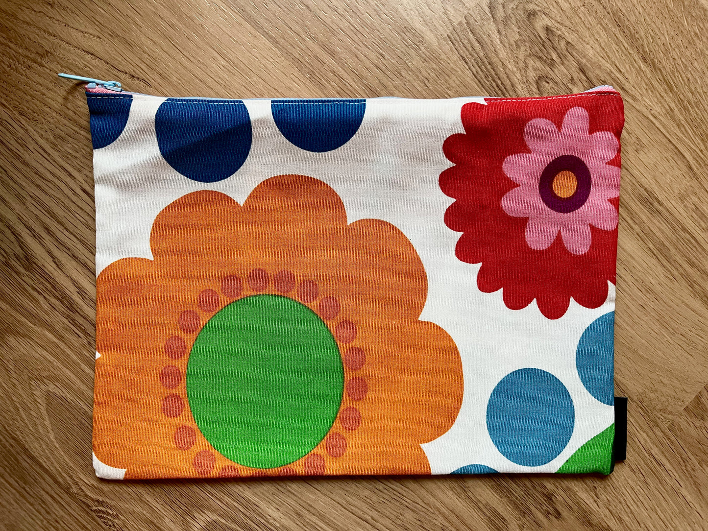 Flower Garden cotton pouch